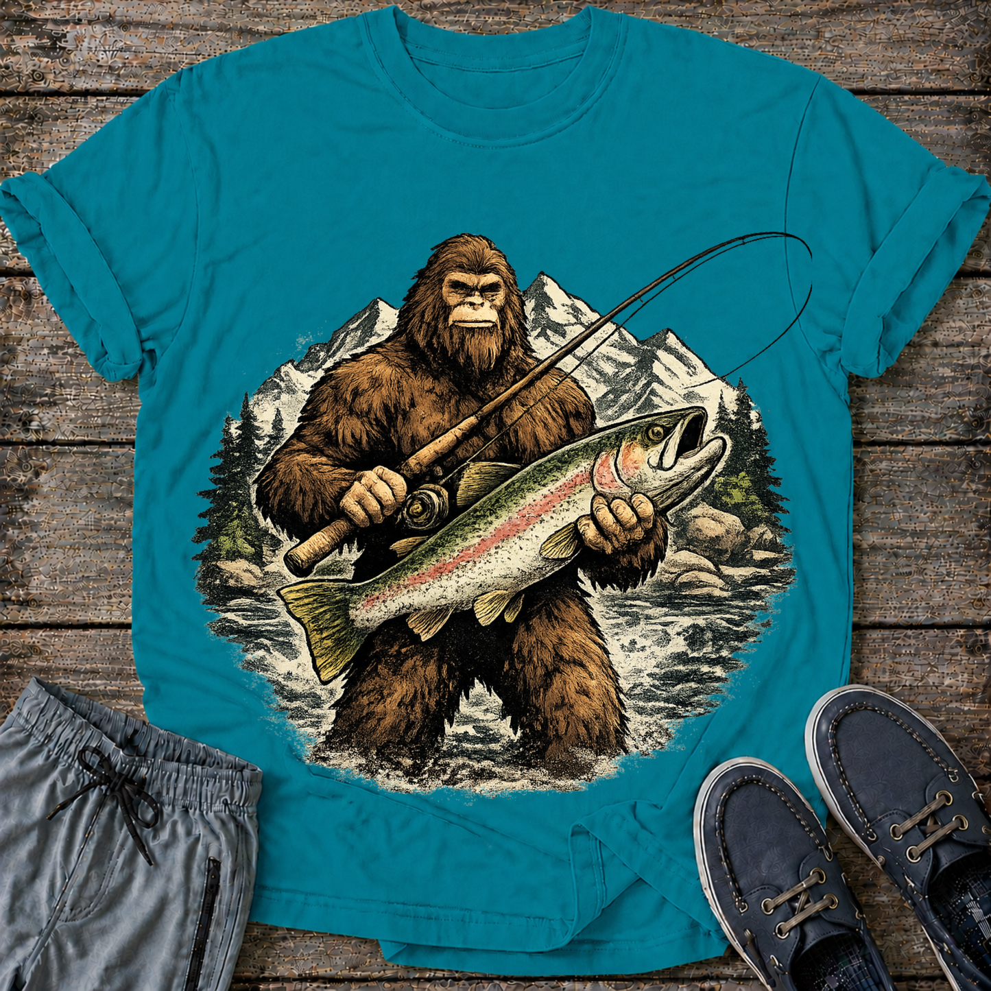 Big Foot Catch T-Shirt