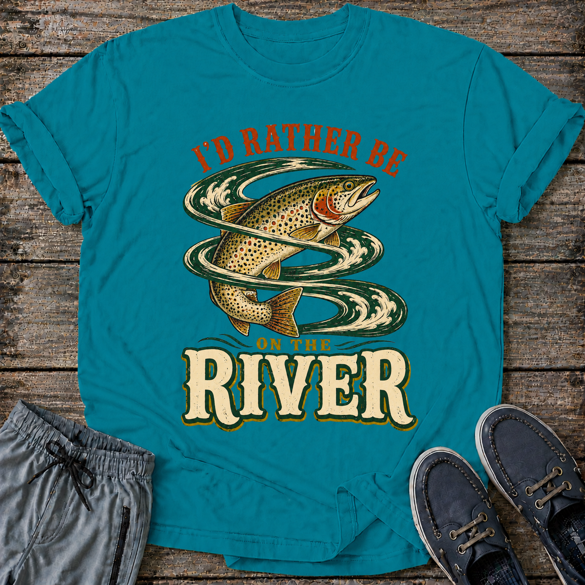 I'd Rather Be on the River T-Shirt