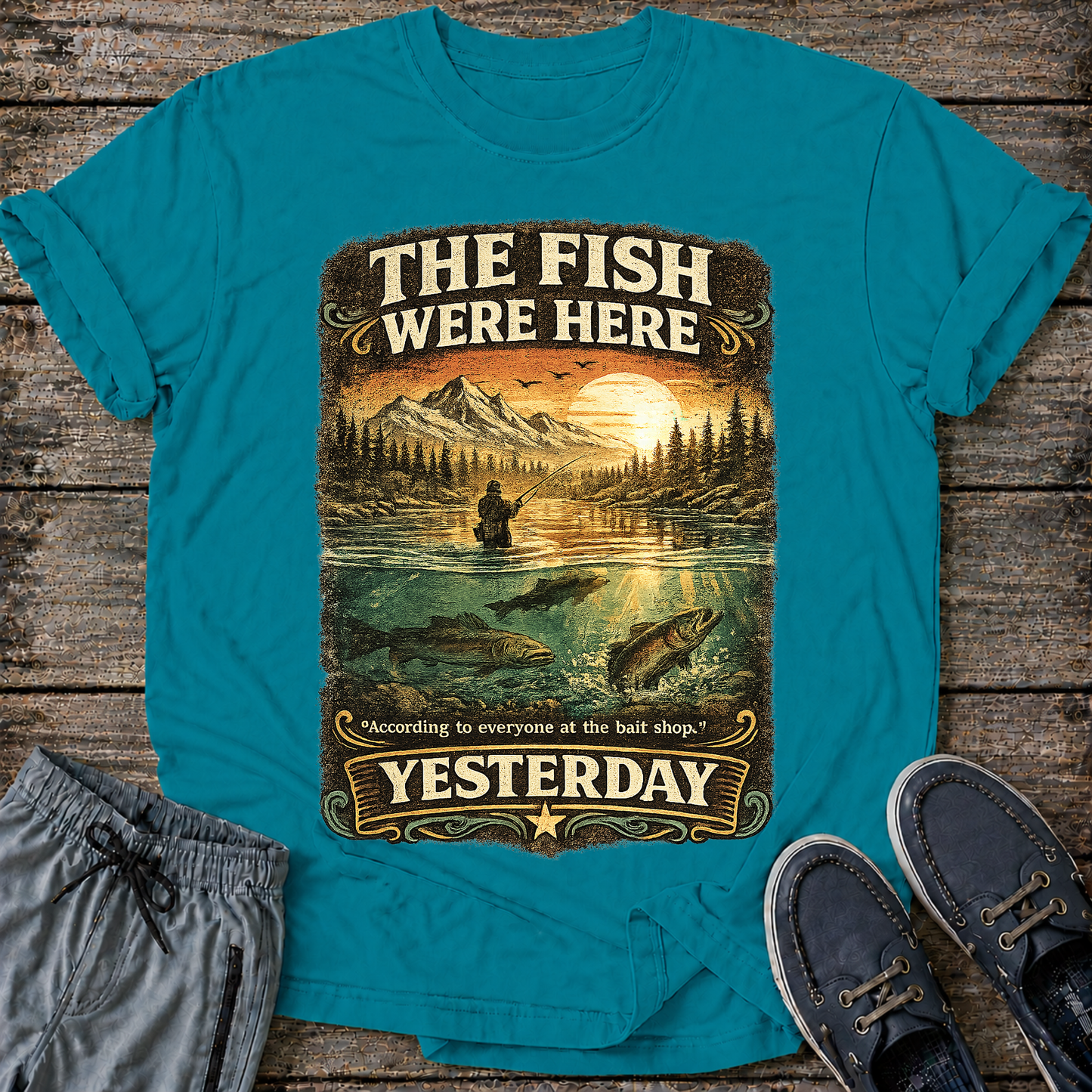 The Fish Were Here Yesterday T-Shirt