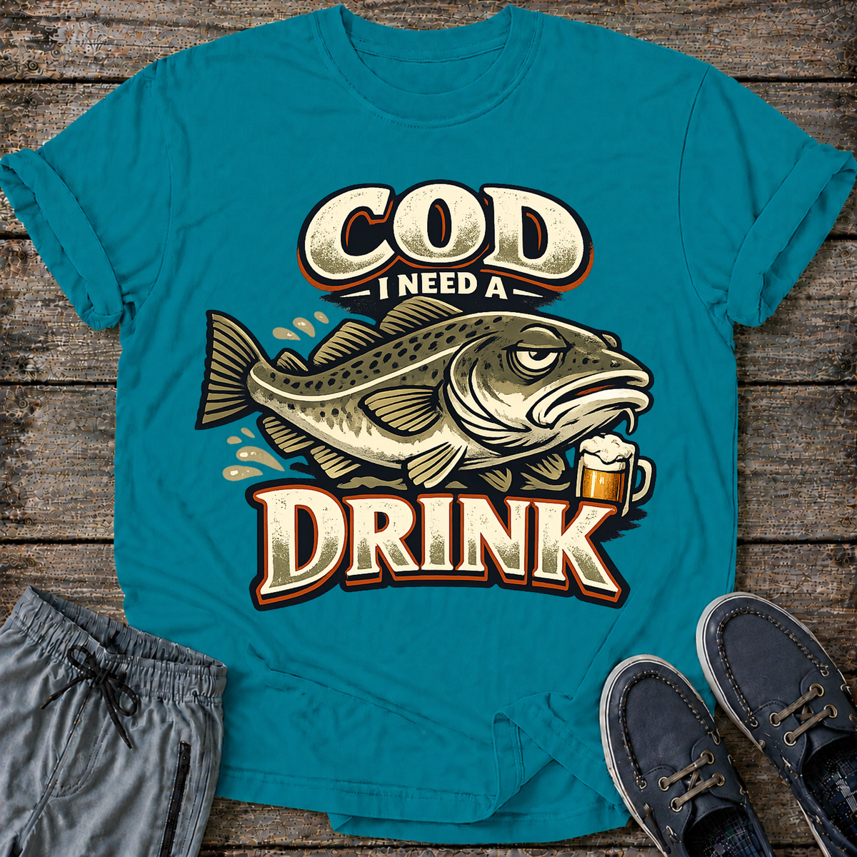 Cod I Need A Drink T-Shirt