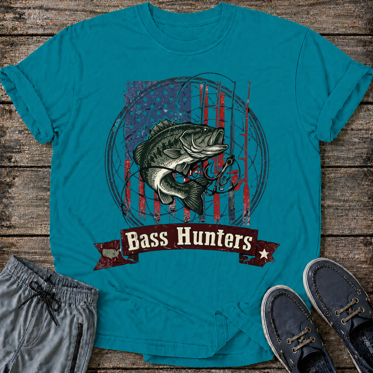 American Bass Hunters T‑Shirt