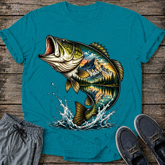 Color Mountain Bass T-Shirt