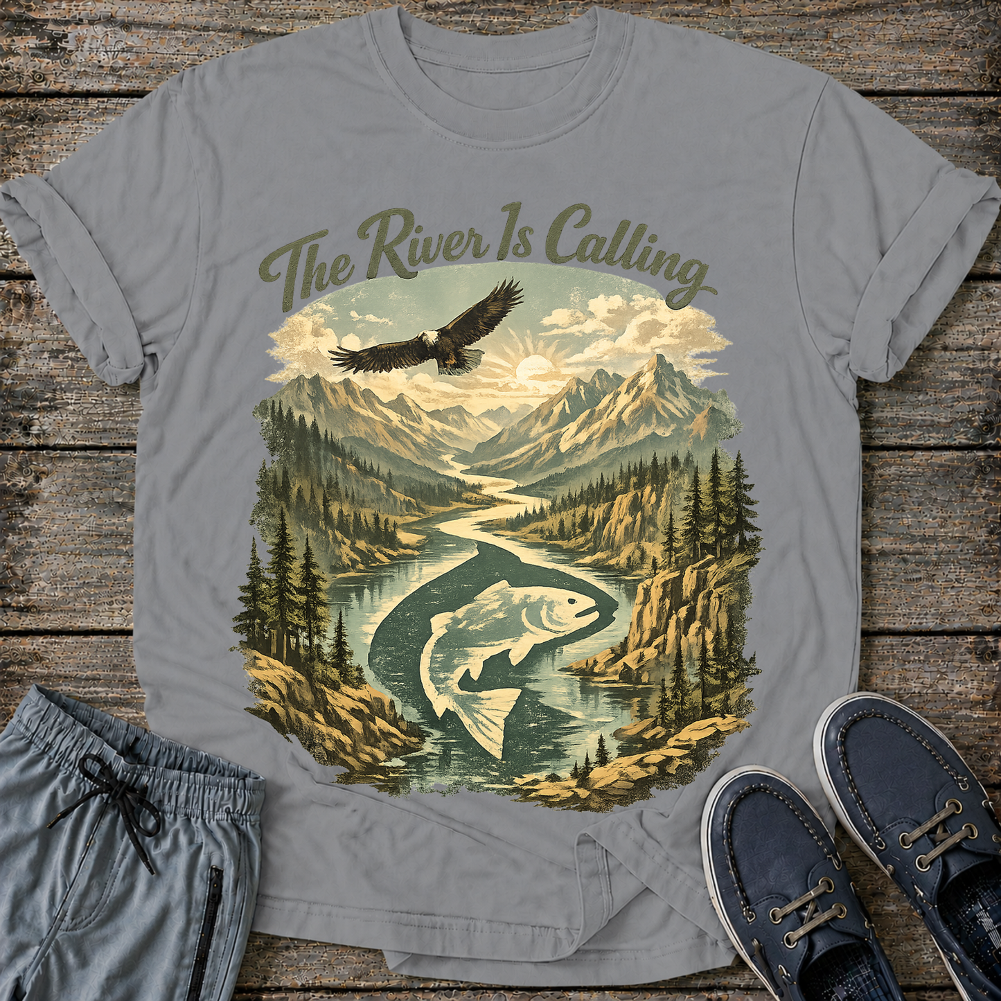 The River is Calling T-Shirt