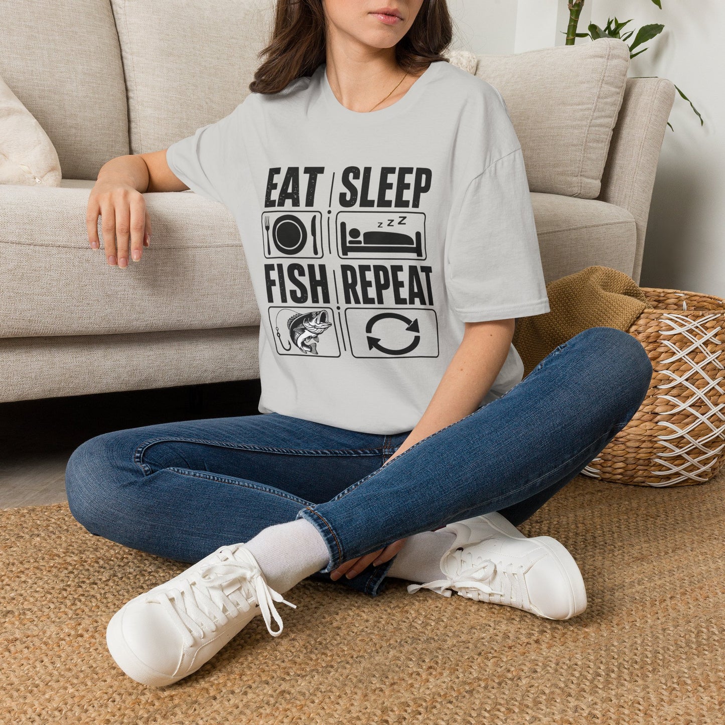 Eat Sleep Fish Repeat T-Shirt