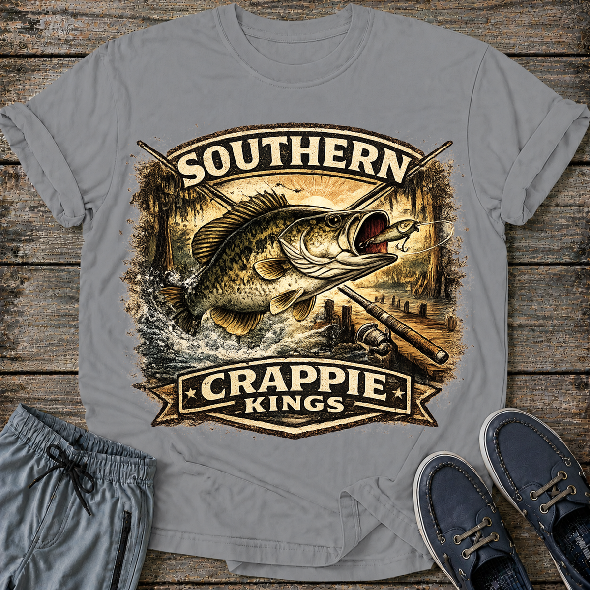 Southern Crappie King T-Shirt