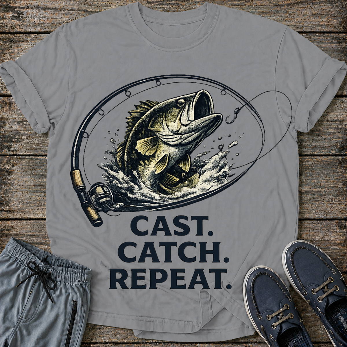 Cast Catch Repeat T-Shirt