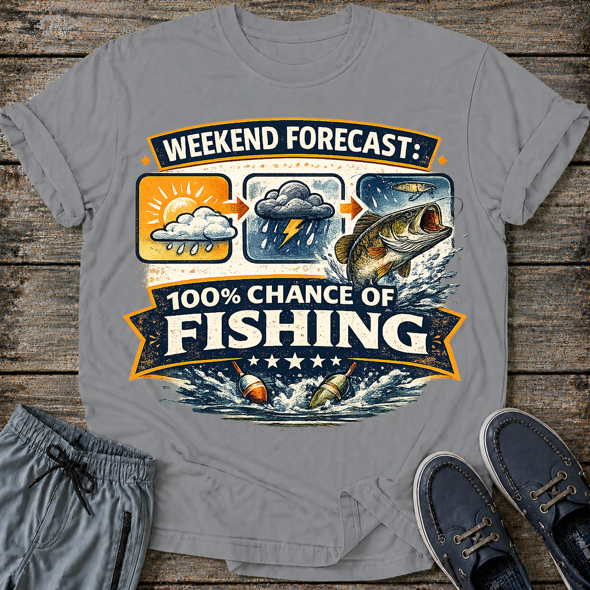 Fishing Forecast T-Shirt