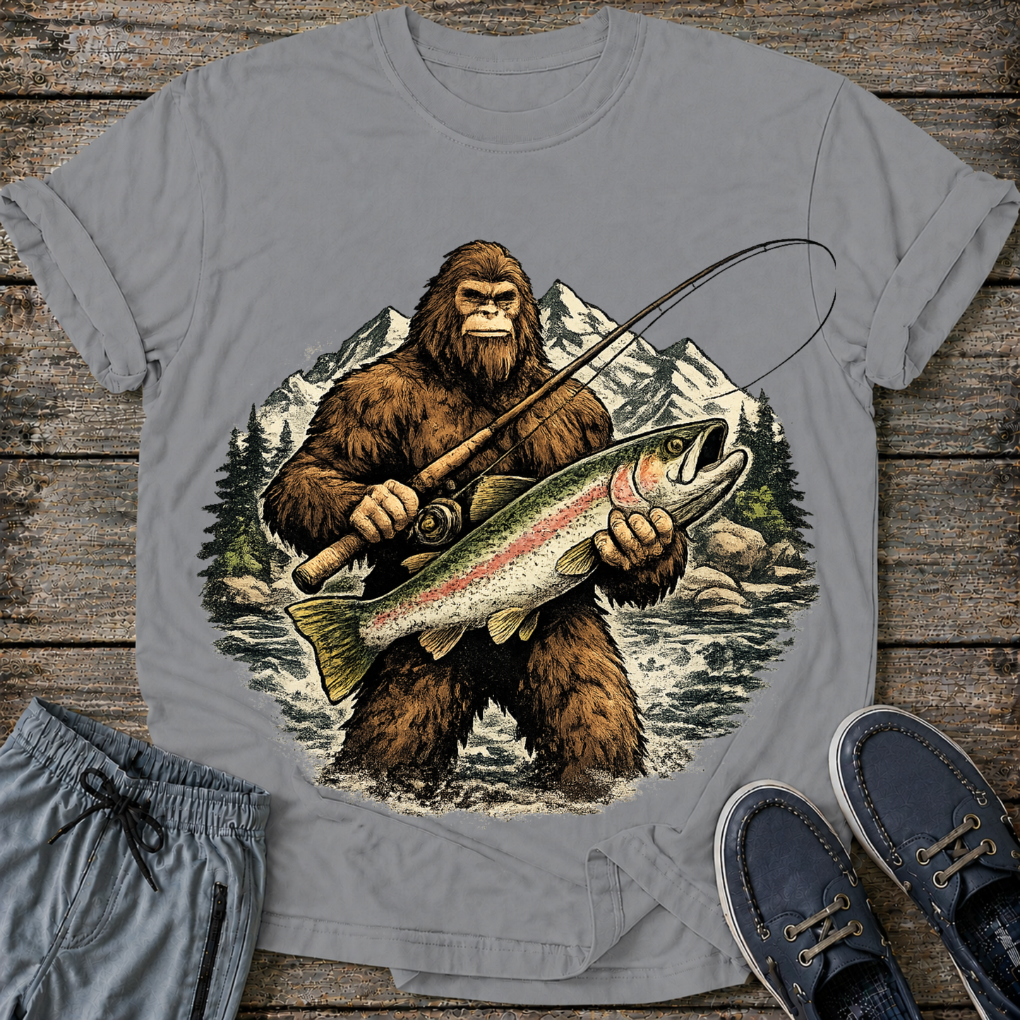 Big Foot Catch T-Shirt