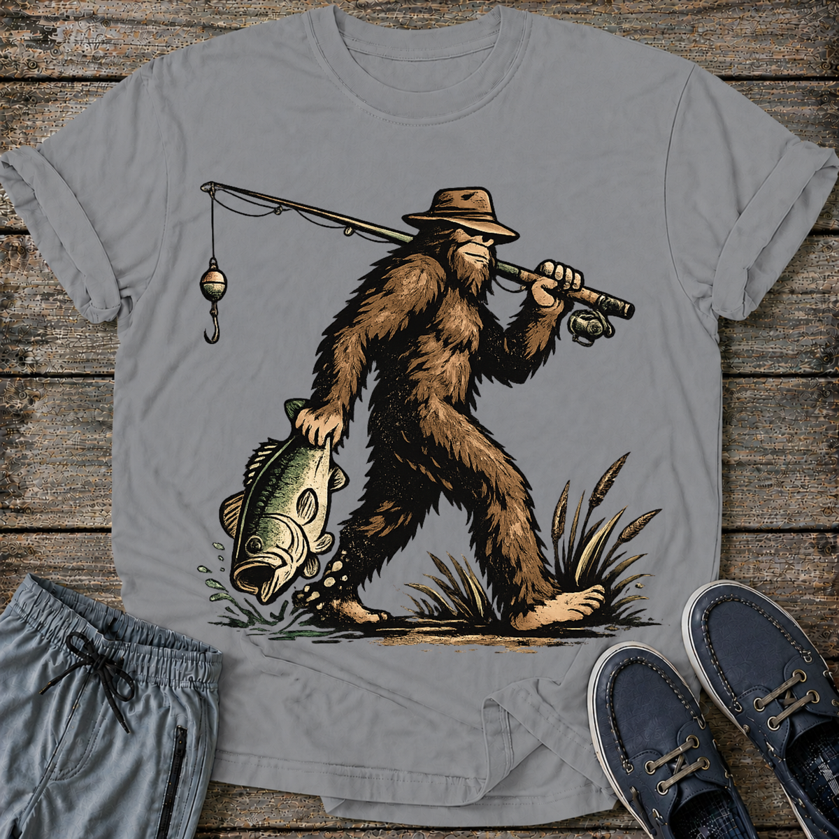 Big Foot Trophy Catch T-Shirt