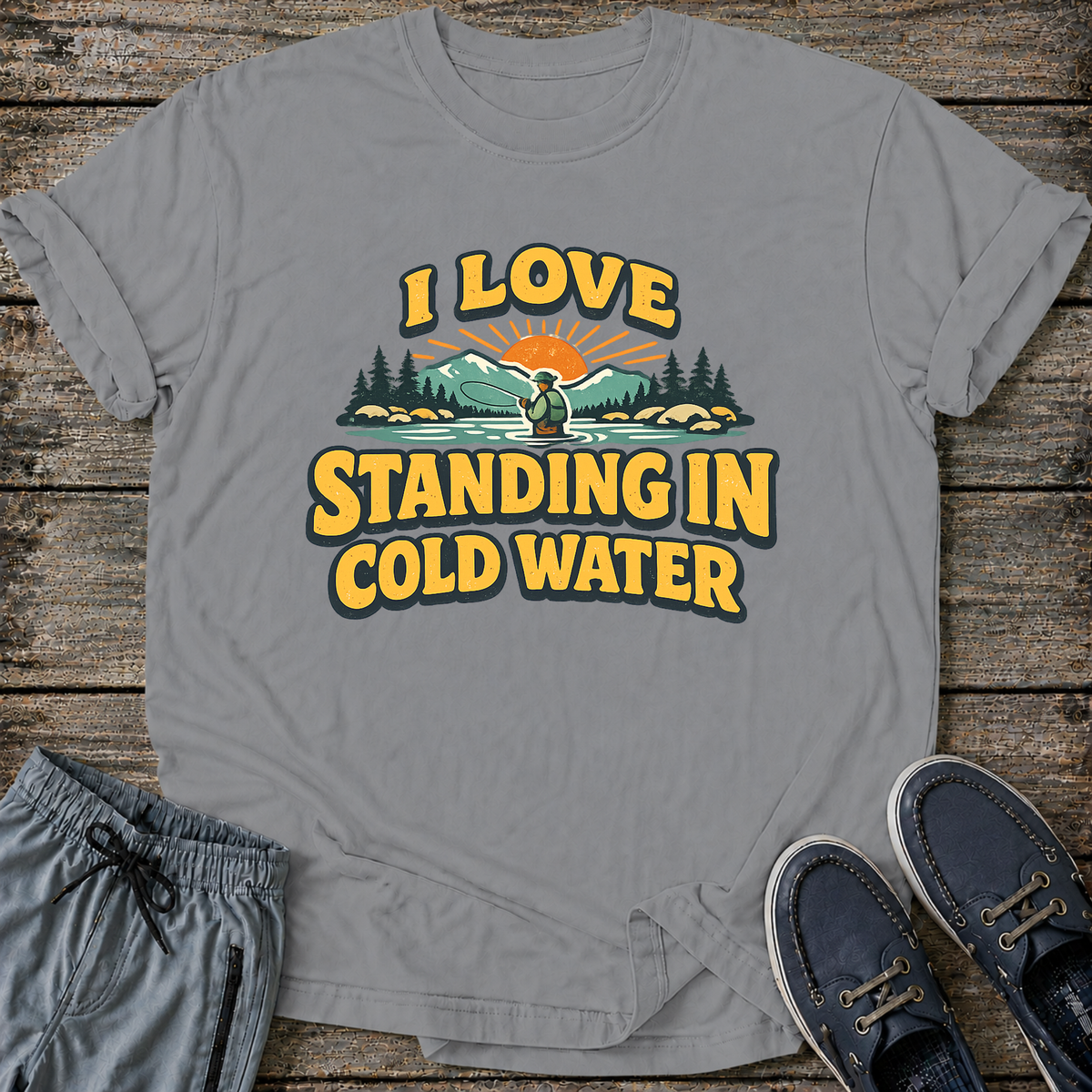 Standing in Cold Water T-Shirt