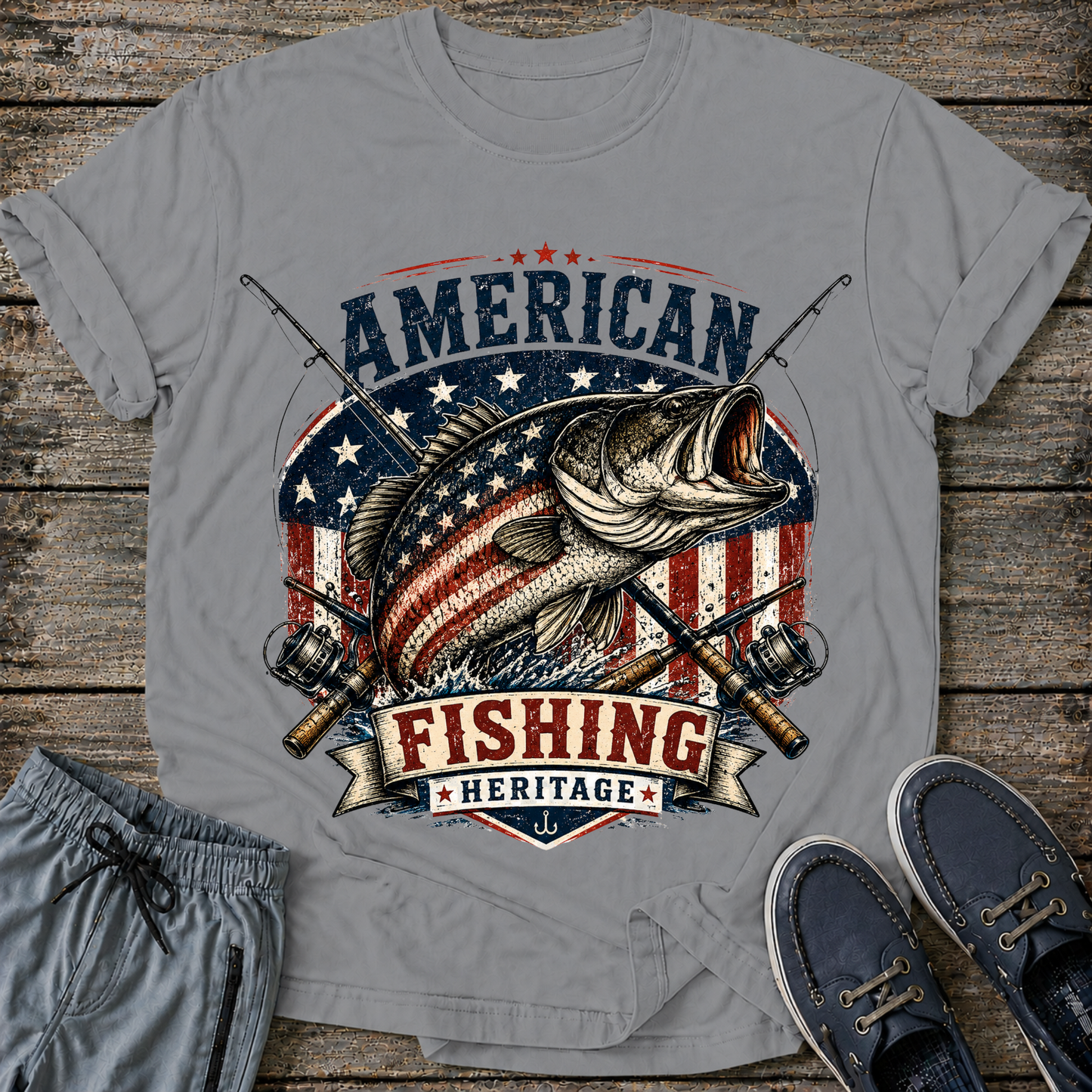 American Fishing Heritage T-Shirt