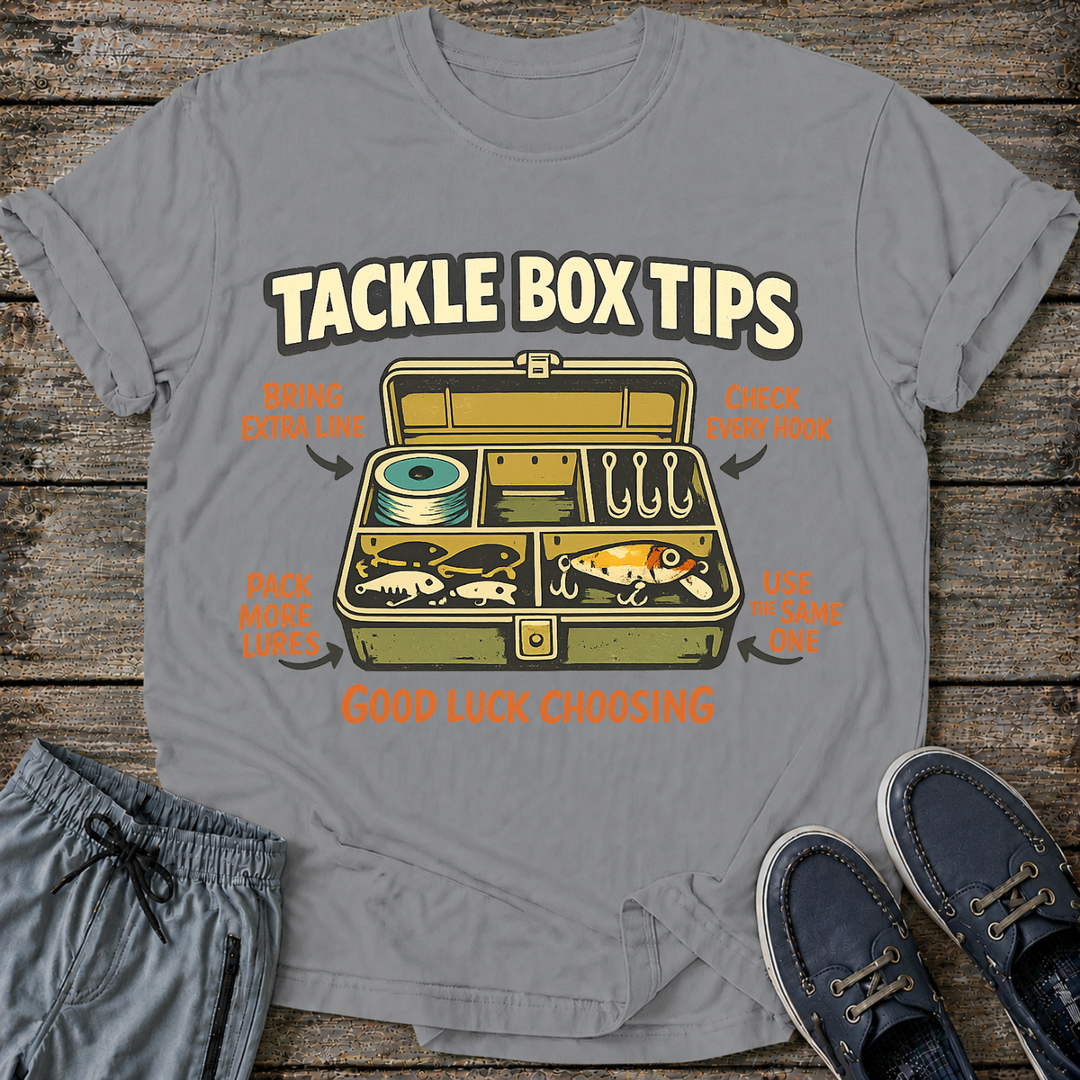 Tackle Box Tips T-Shirt