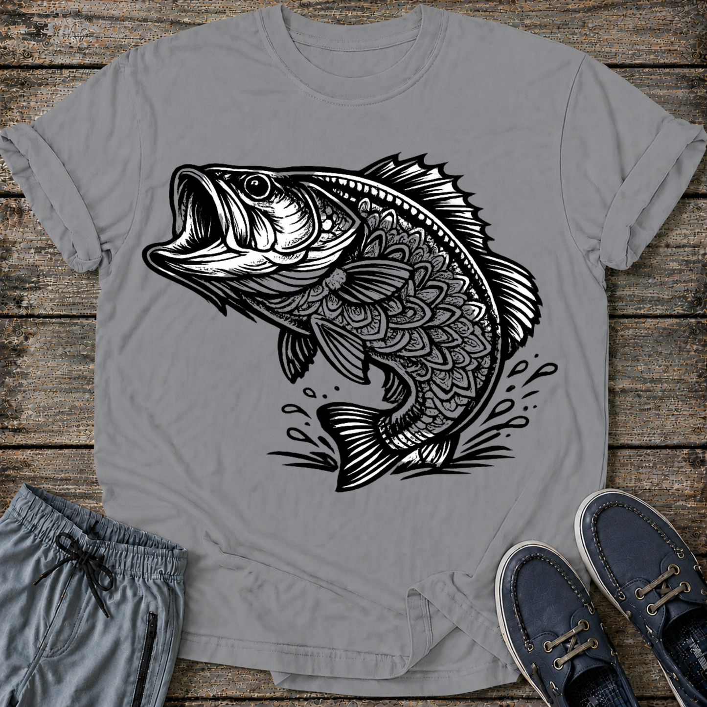 BW Fish T-Shirt