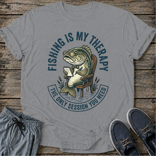 Fishing Is My Therapy T-Shirt