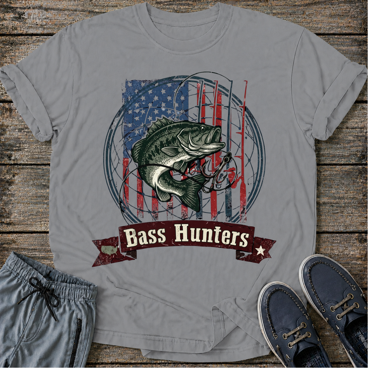 American Bass Hunters T‑Shirt