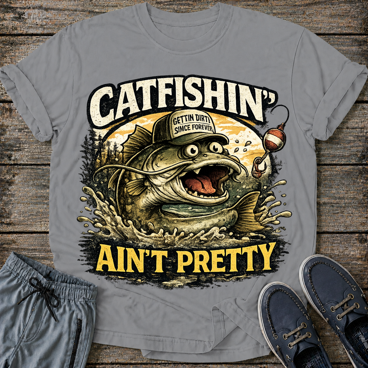Catfishin aint pretty T-Shirt