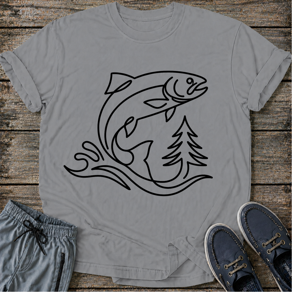 Minimalist Trout T-Shirt