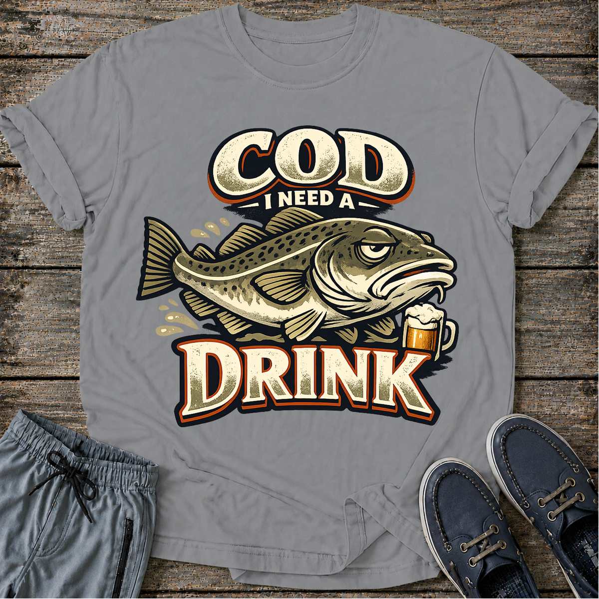 Cod I Need A Drink T-Shirt
