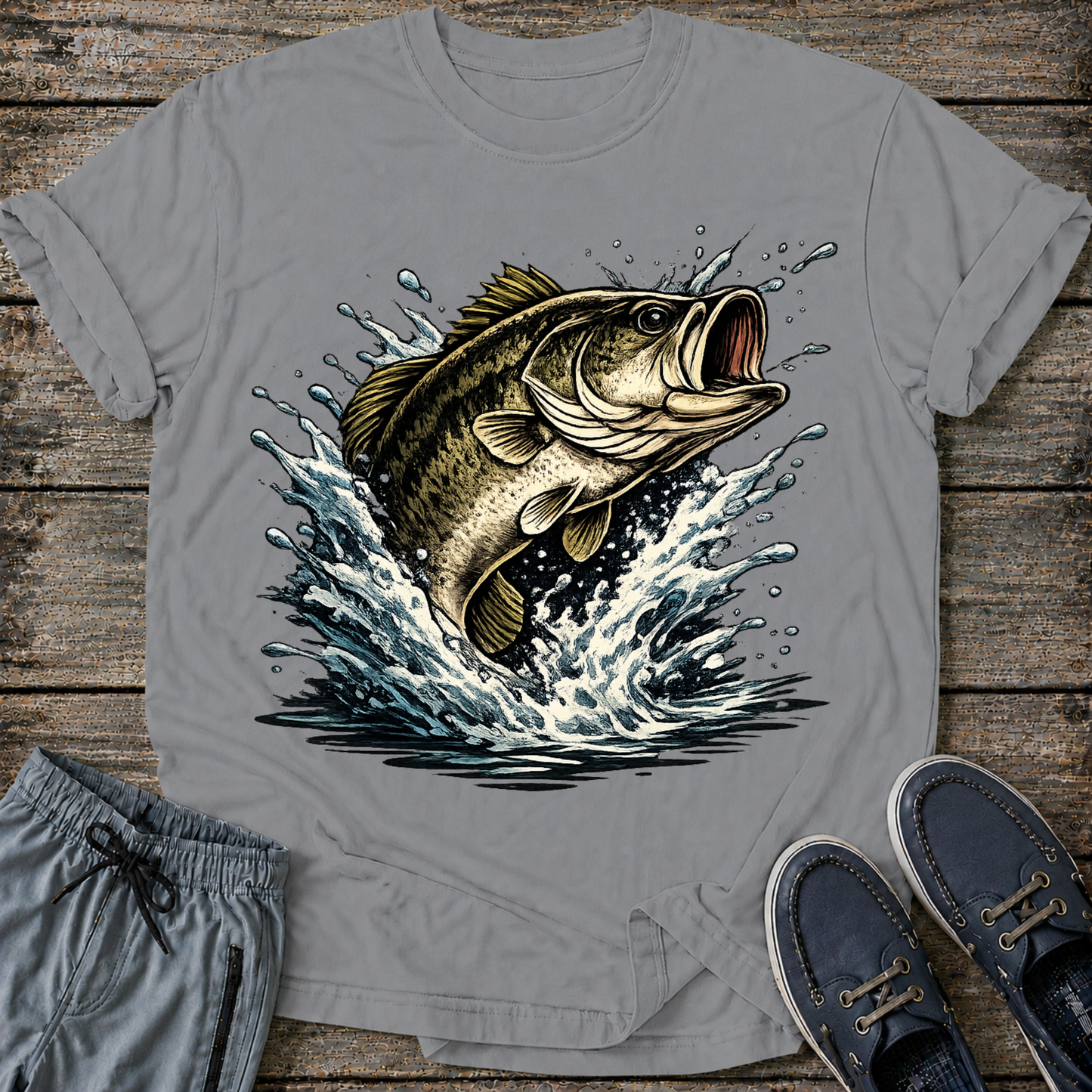 Bass Splashing T-Shirt