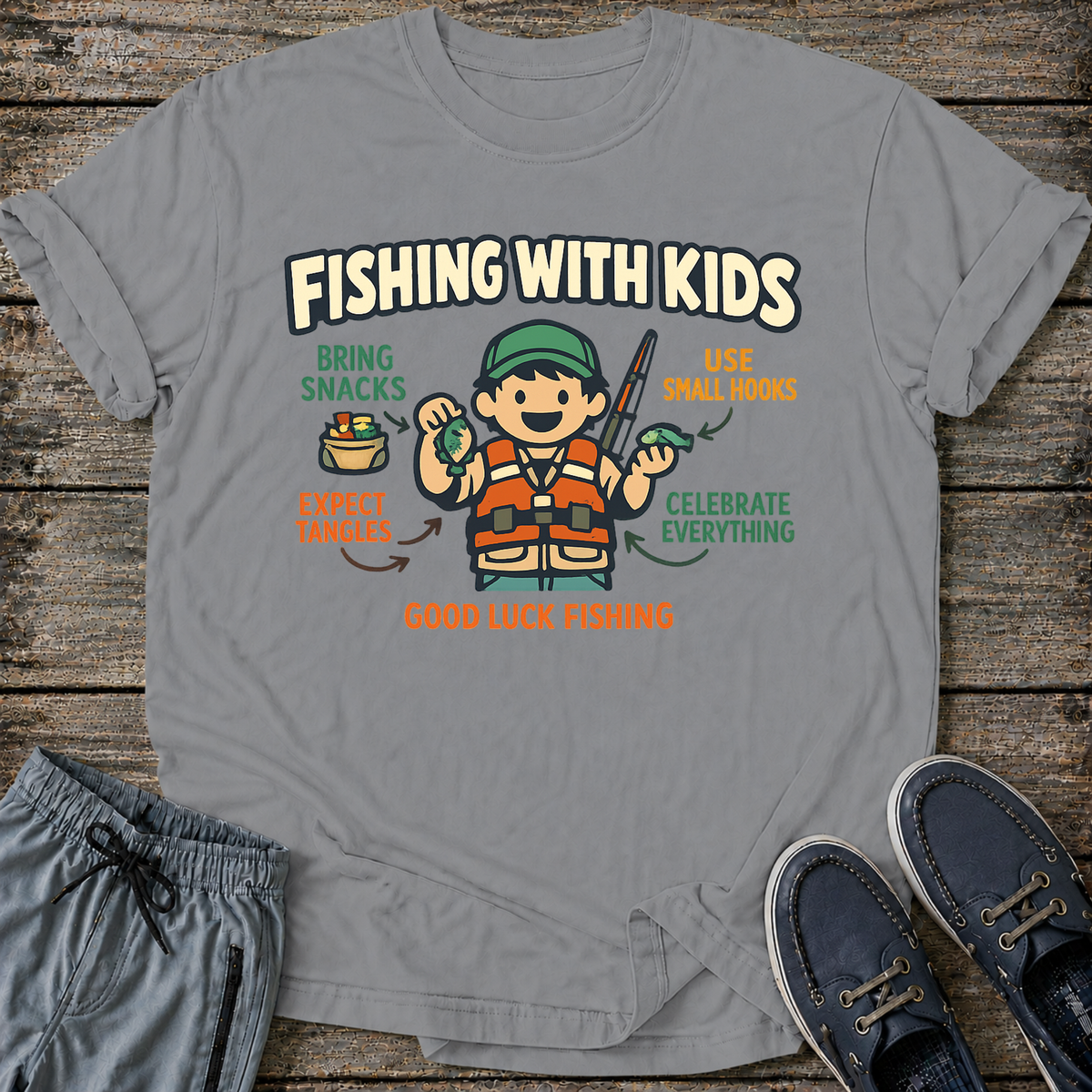 Fishing With Kids T-Shirt