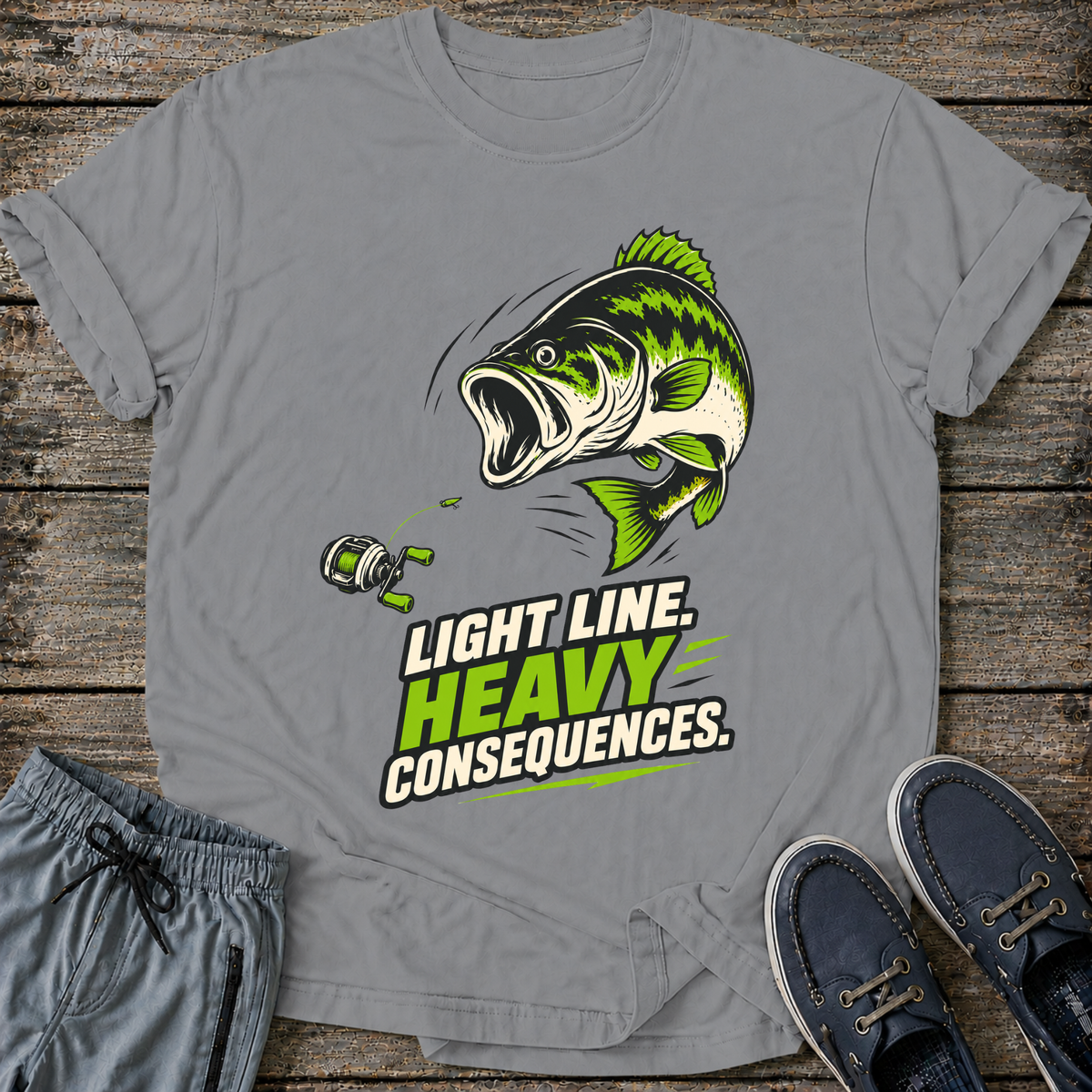 Light Line, Heavy Consequences T-Shirt