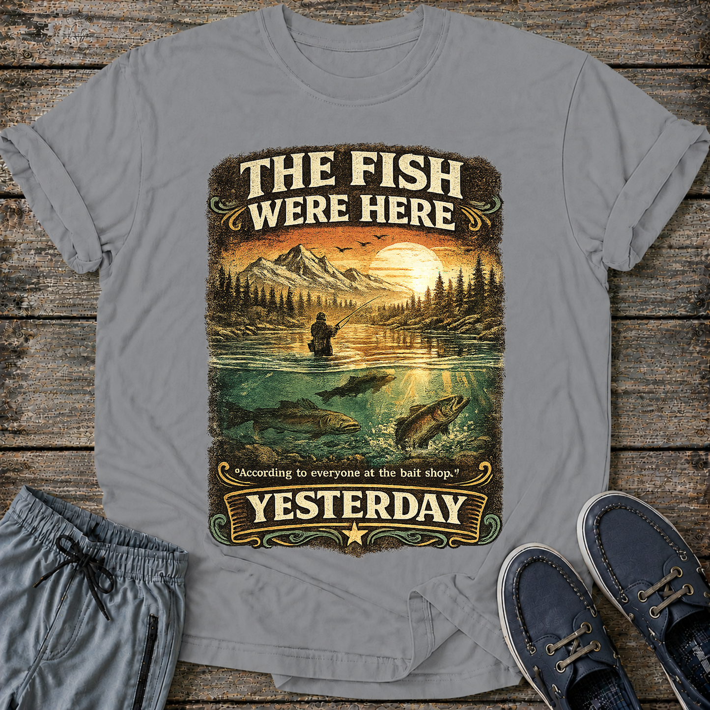 The Fish Were Here Yesterday T-Shirt