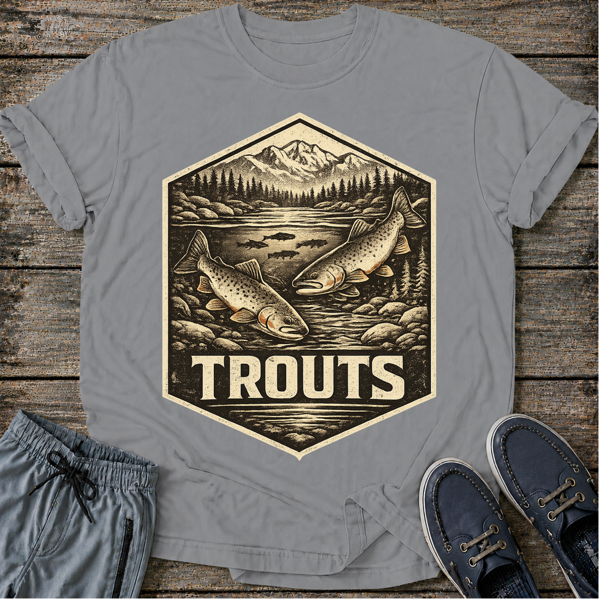 Trout Fishing Tee T-Shirt