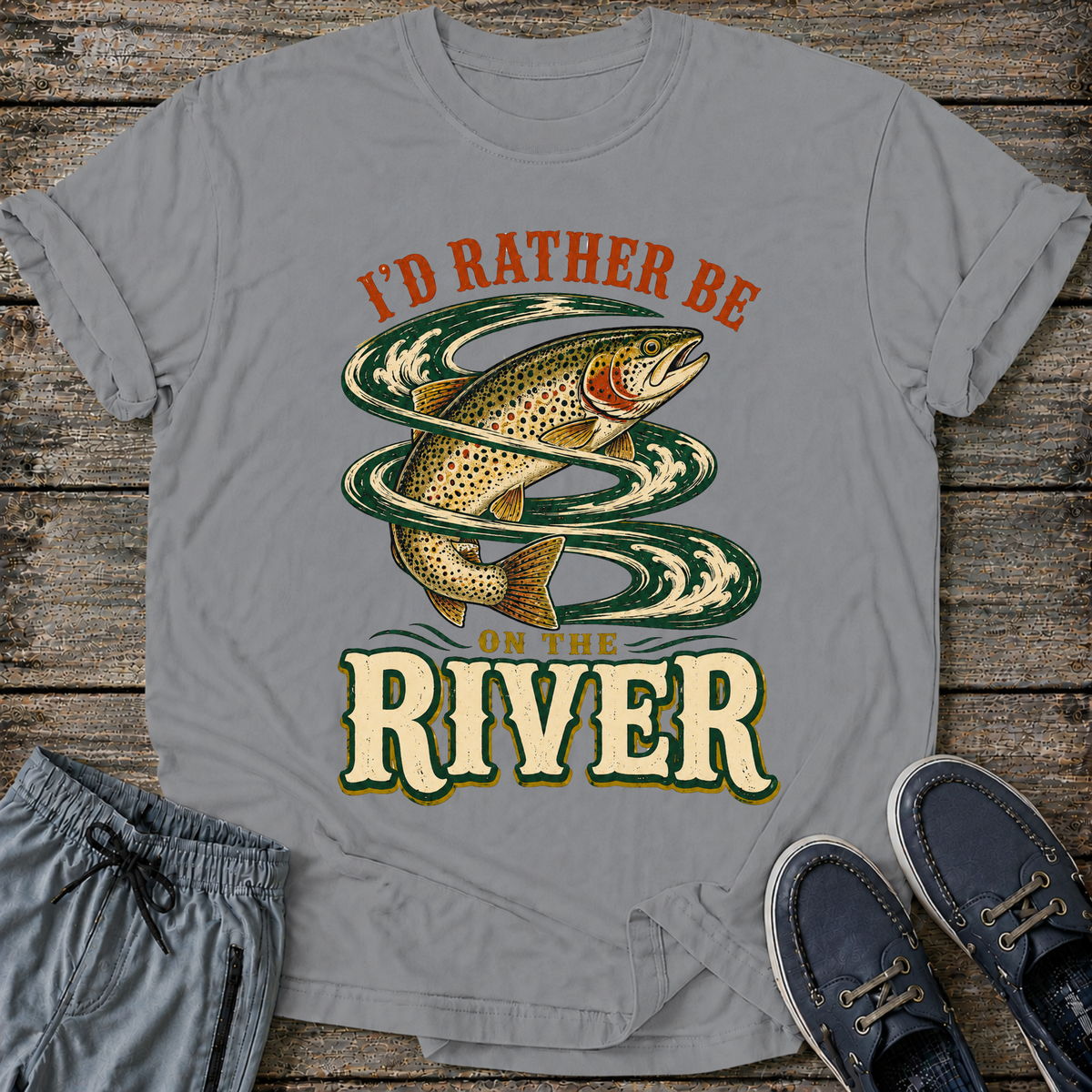 I'd Rather Be on the River T-Shirt