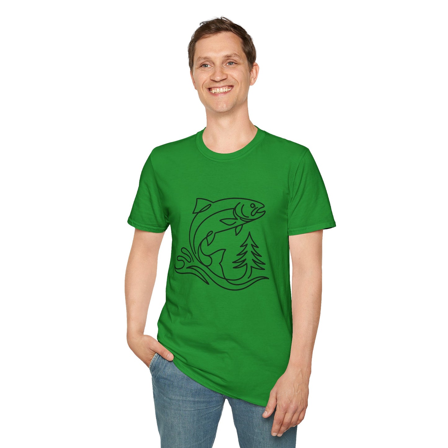 Minimalist Trout T-Shirt Modify