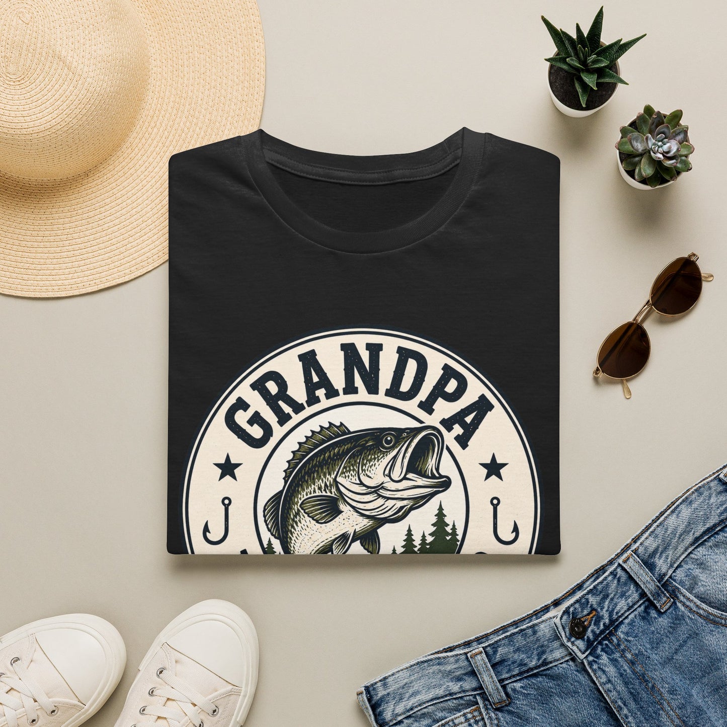 Grandpa Fishing Club T-Shirt