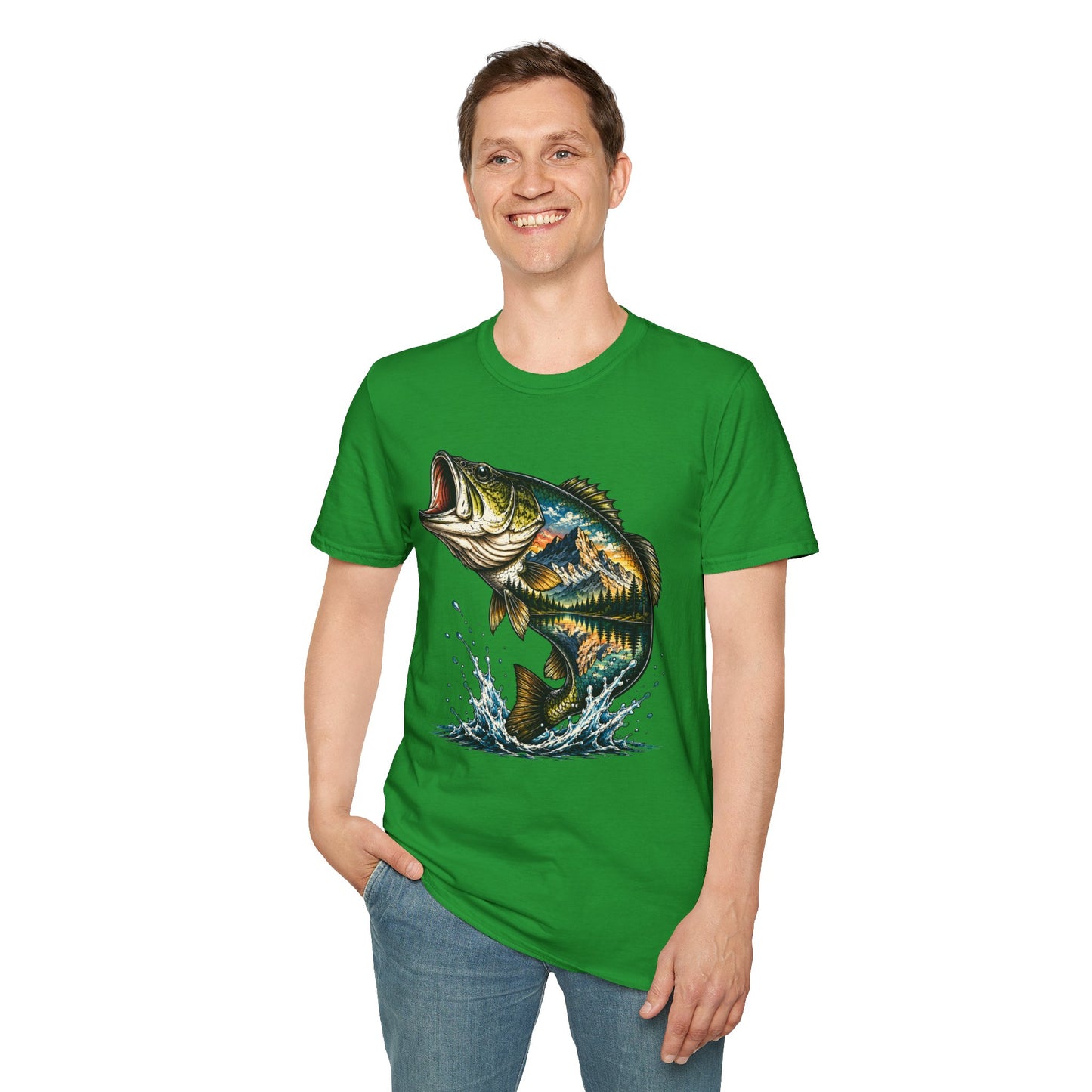 Color Mountain Bass T-Shirt