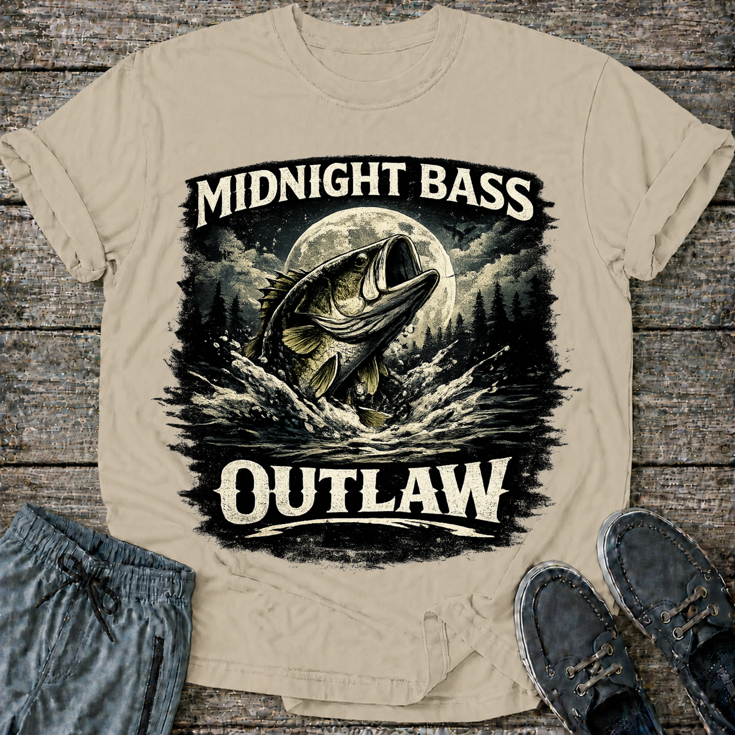 Midnight Bass Outlaw T-Shirt
