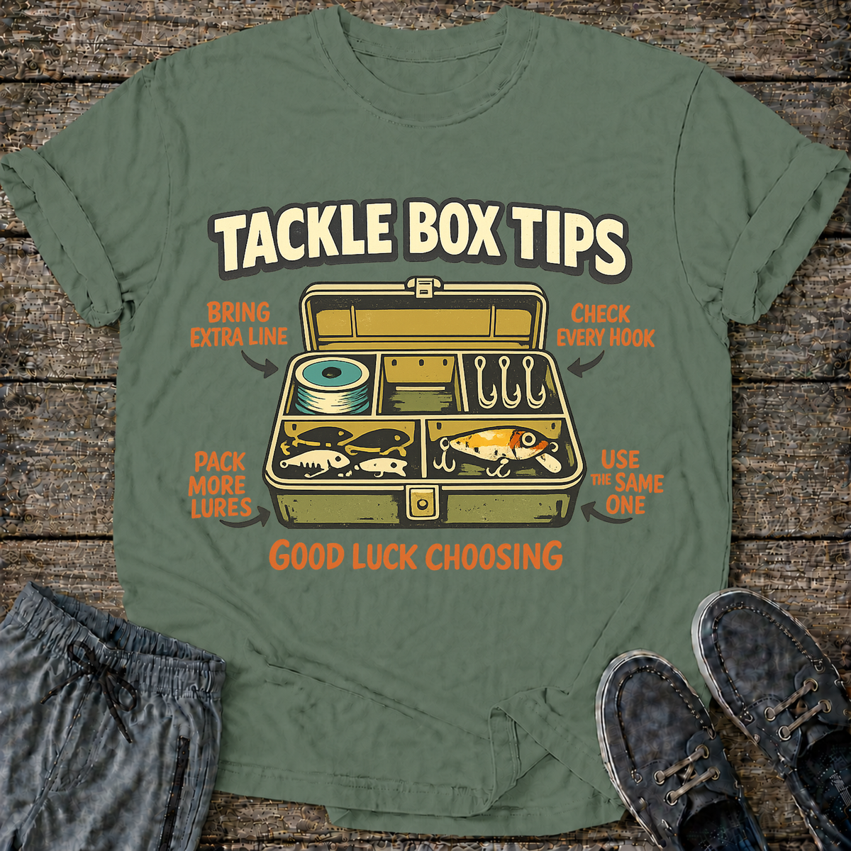 Tackle Box Tips T-Shirt