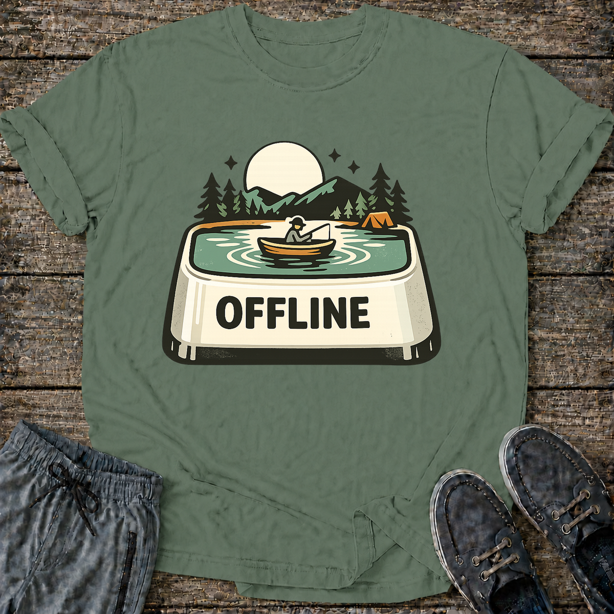 Offline Camping T-Shirt