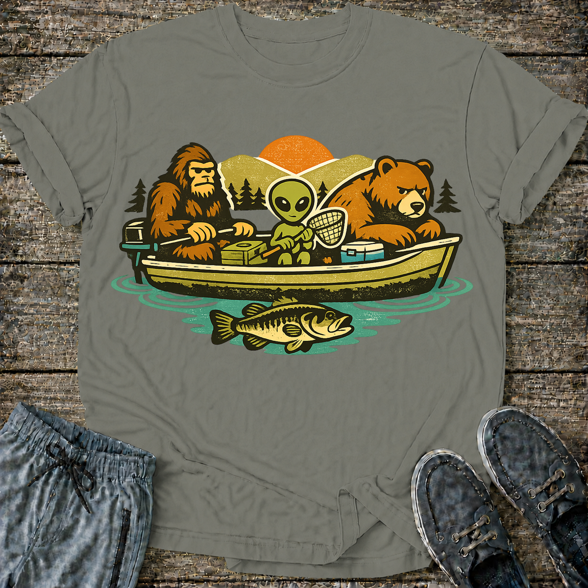 Alien, Bigfoot T-Shirt