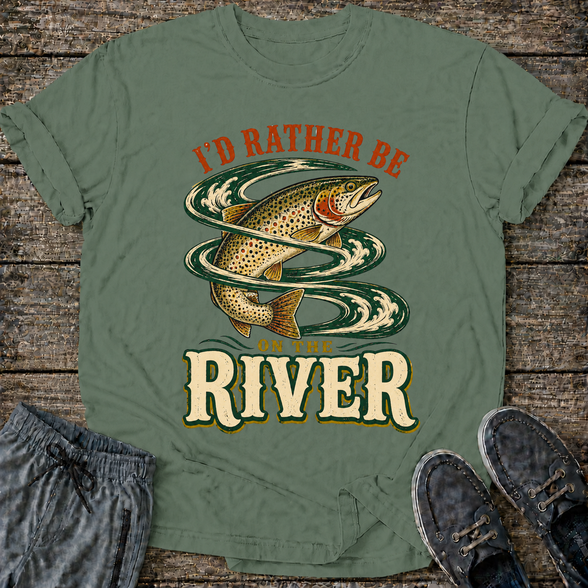 I'd Rather Be on the River T-Shirt