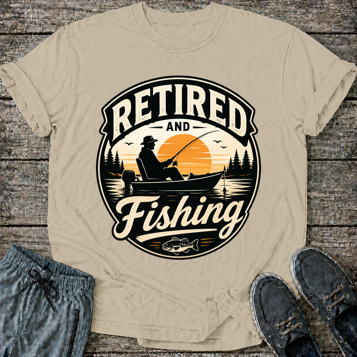 Retired and Fishing T-Shirt
