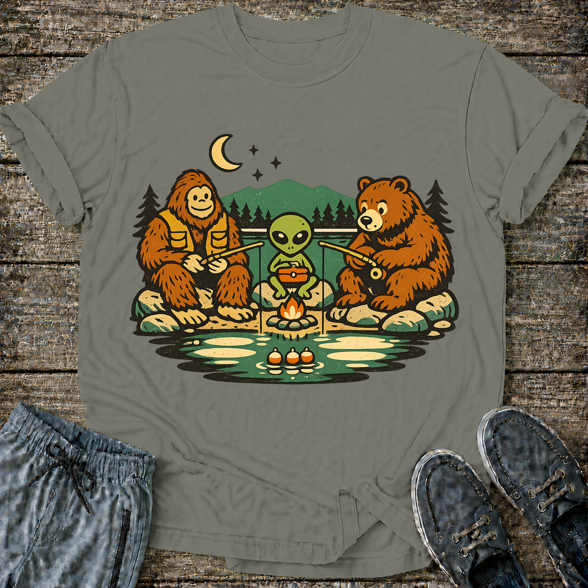 Alien Campfire T-Shirt