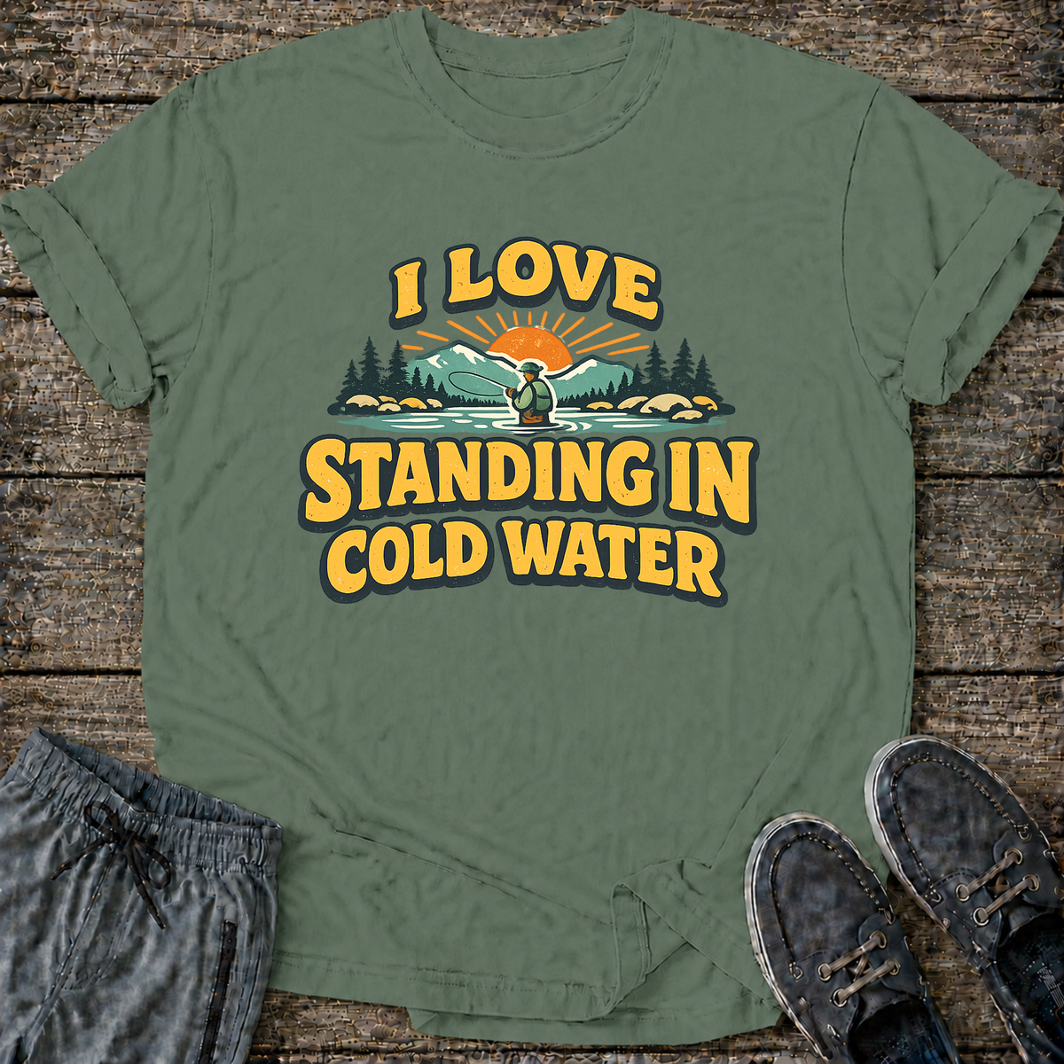 Standing in Cold Water T-Shirt