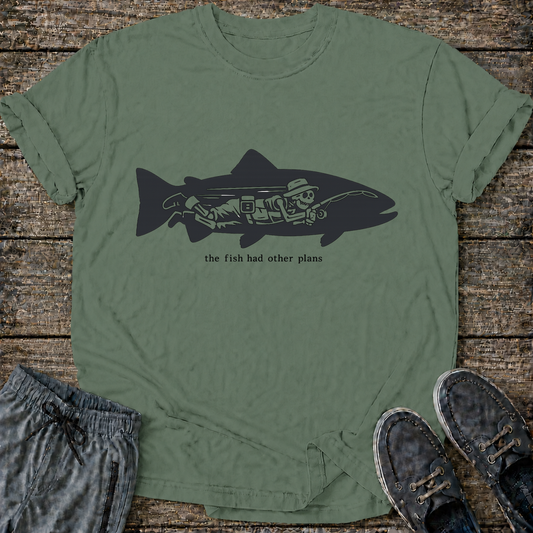 Fishing Skeleton T-Shirt