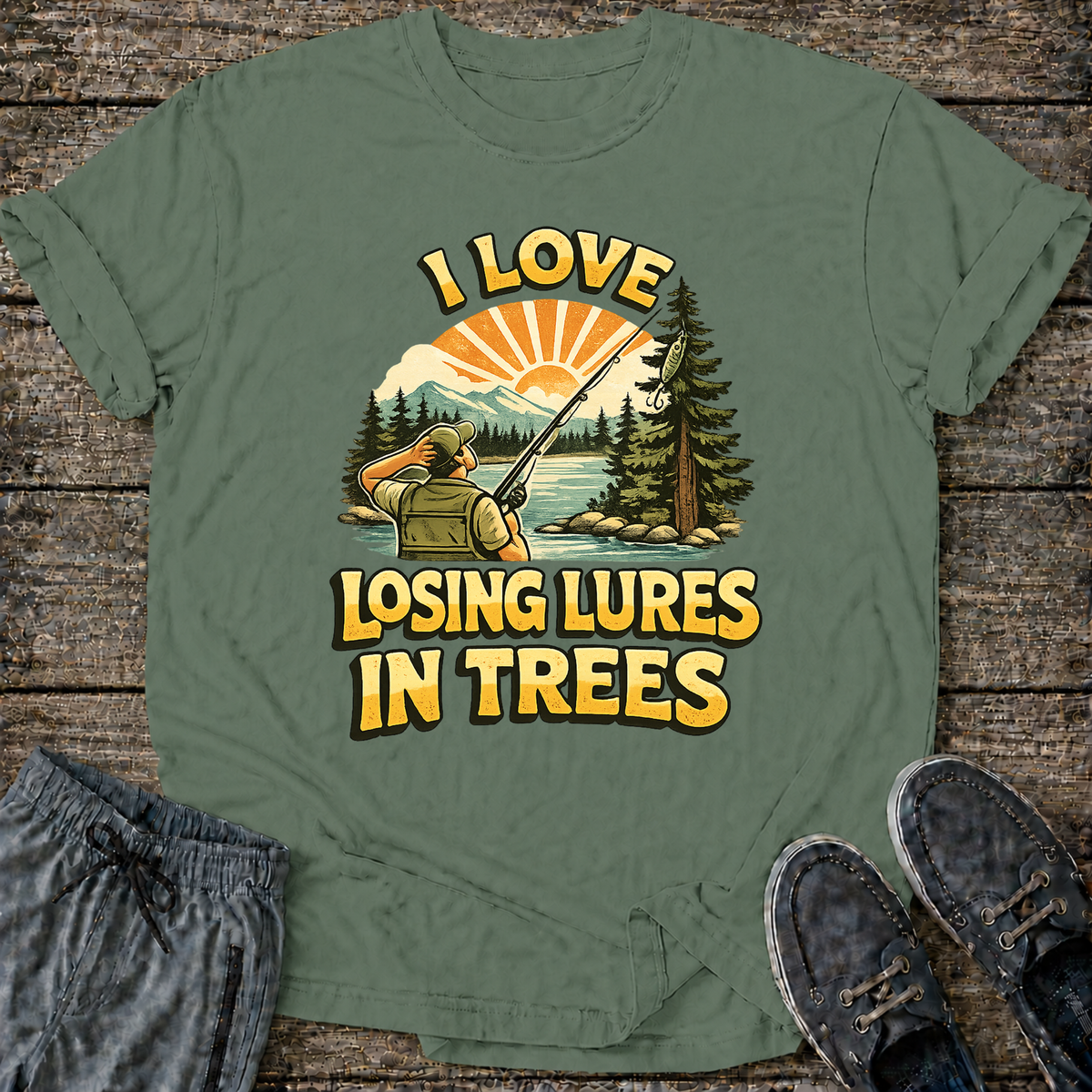 I Love Losing Lures in Trees T-Shirt