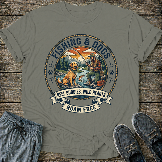 Fishing & Dogs T-Shirt