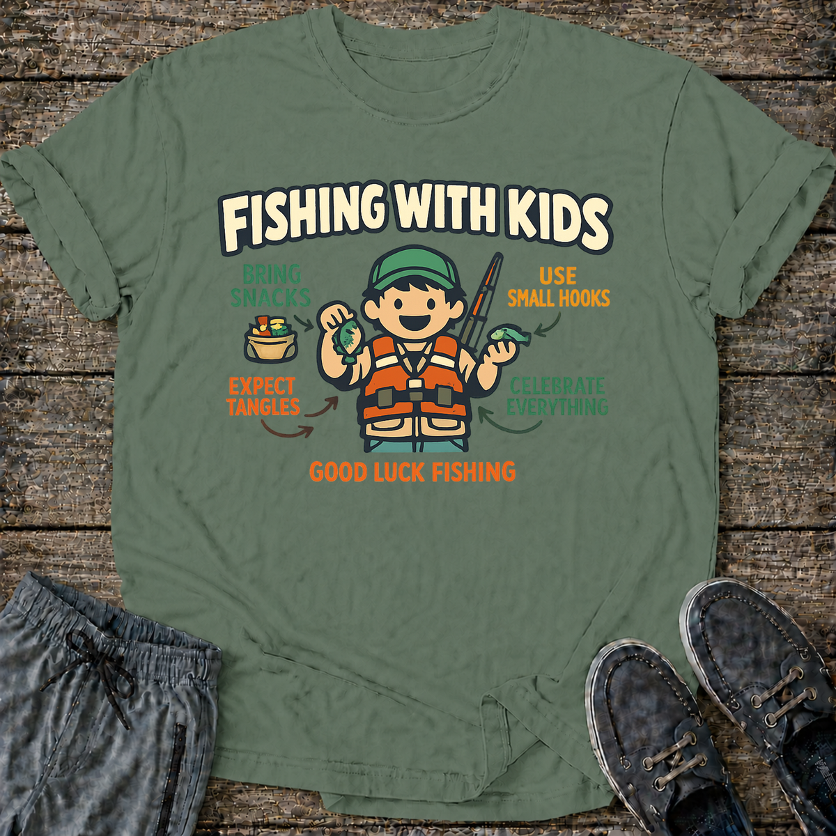 Fishing With Kids T-Shirt