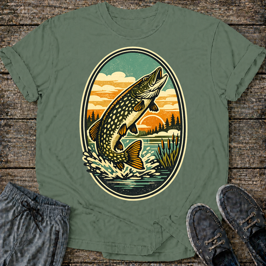 Retro Northern Pike T-Shirt