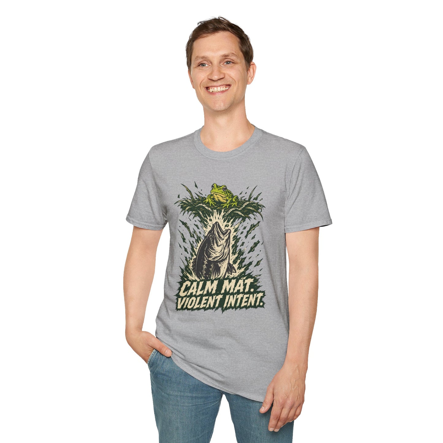 Calm Mat, Violent Intent T-Shirt Modify