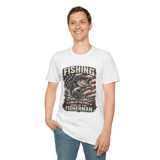 Fishing Land of the Free T-Shirt