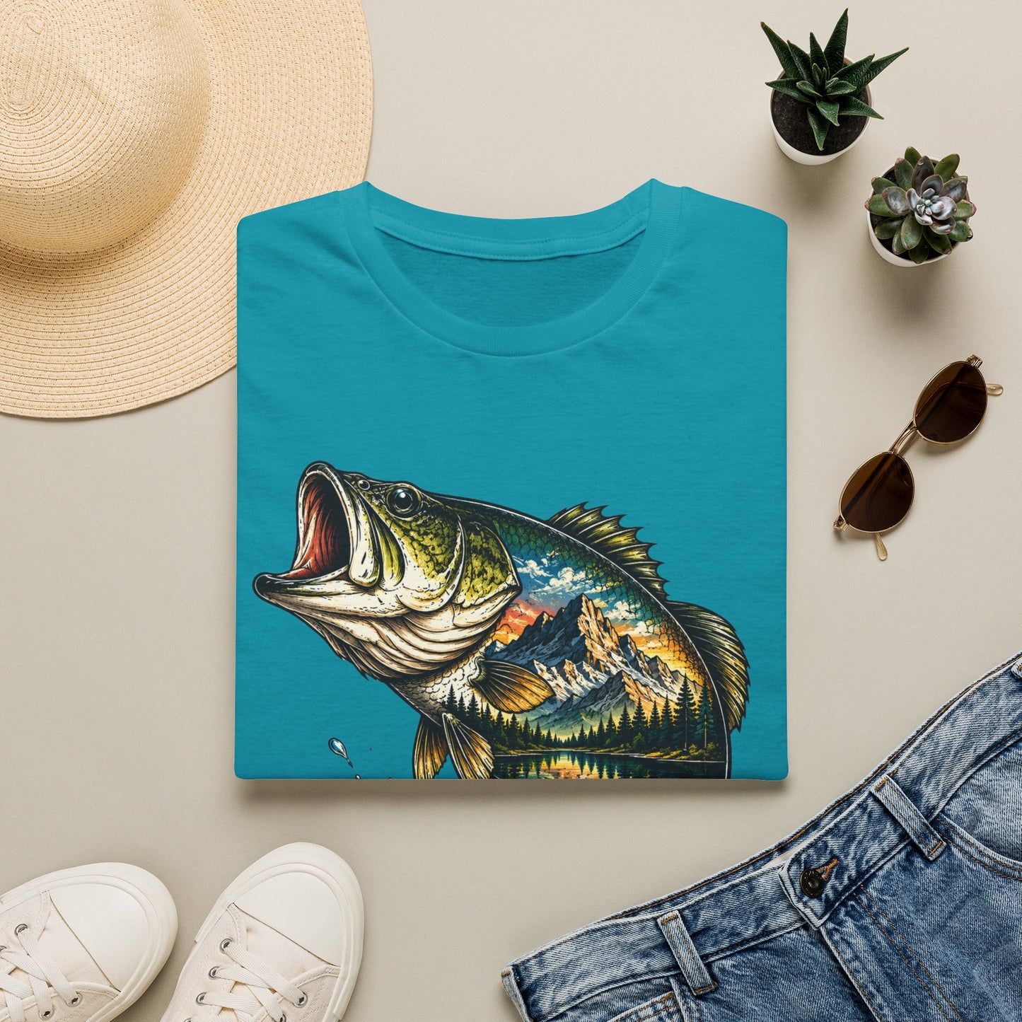 Color Mountain Bass T-Shirt
