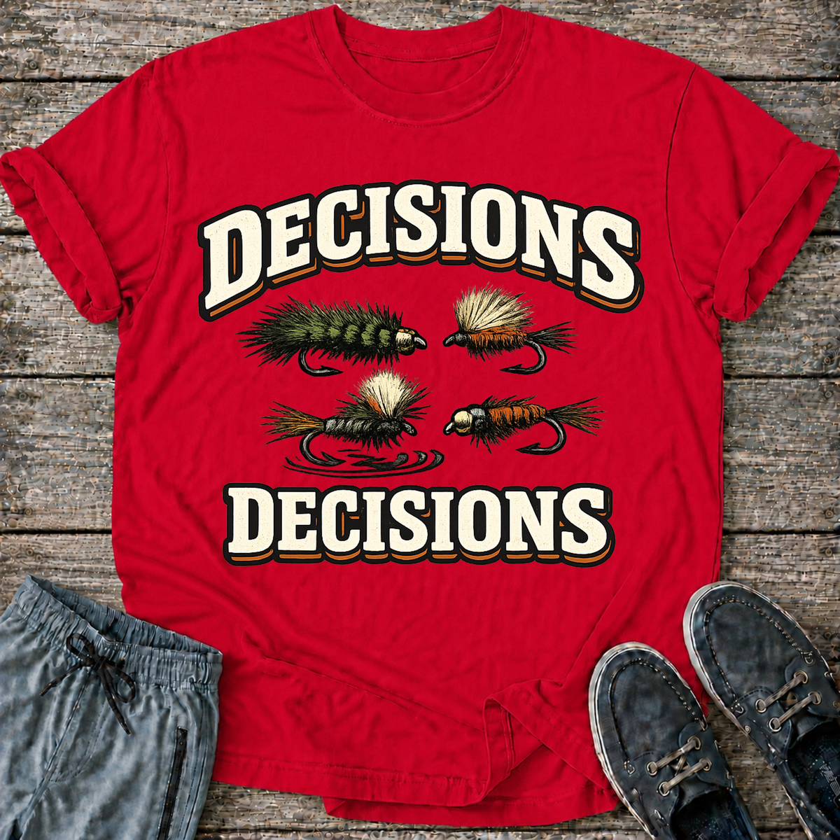 Decisions Decisions fly T-Shirt