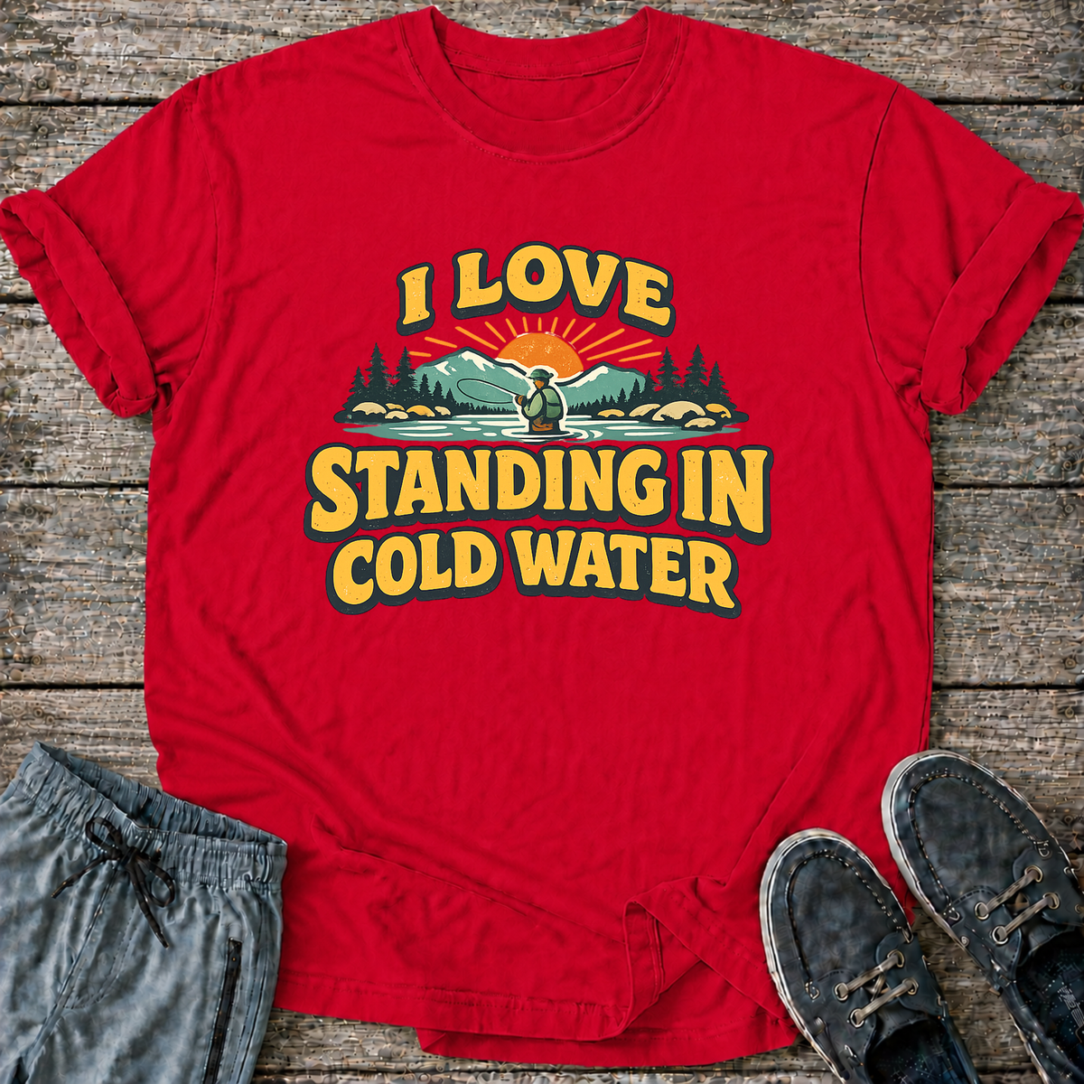 Standing in Cold Water T-Shirt