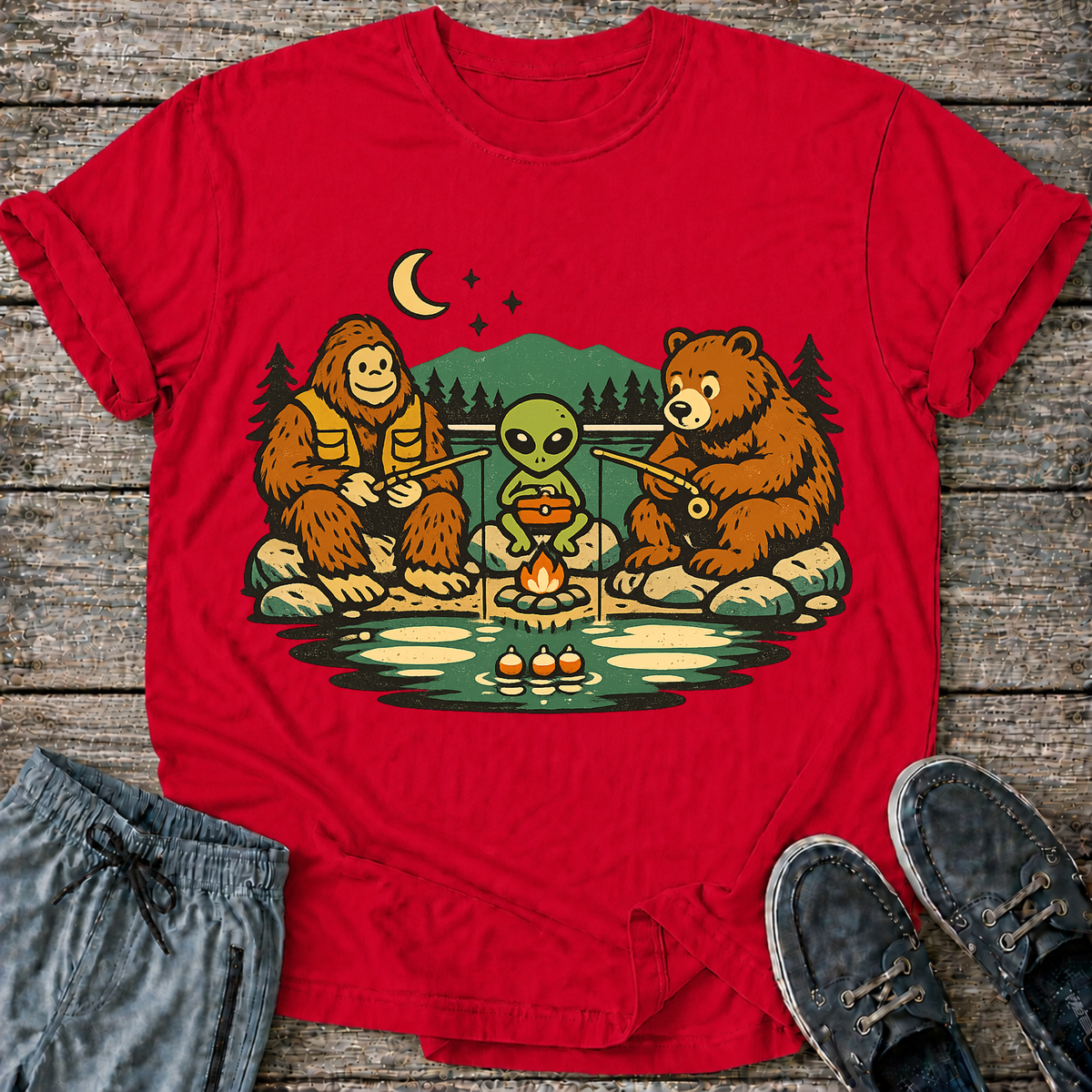 Alien Campfire T-Shirt